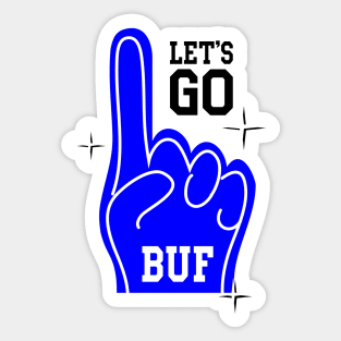 Footbal cheers finger sign Sticker